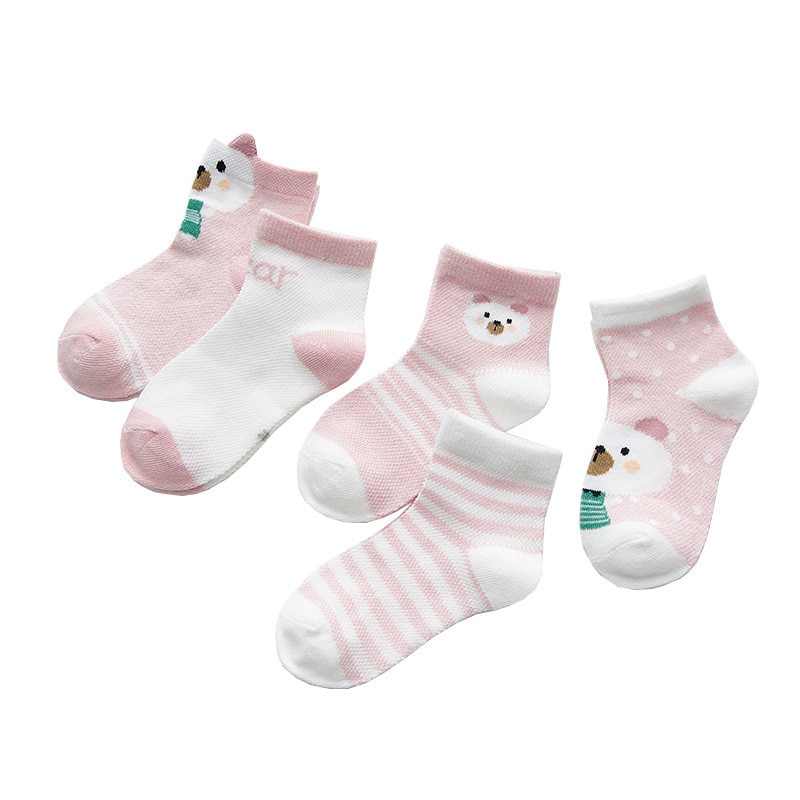 Baby Socks Cartoon Designs (Set of 5 pairs)